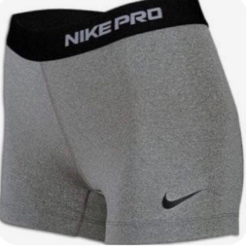 Gray Nike Pro Shorts